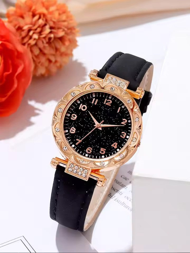 Luxury Women's Starry Sky Watch & Bracelet Set