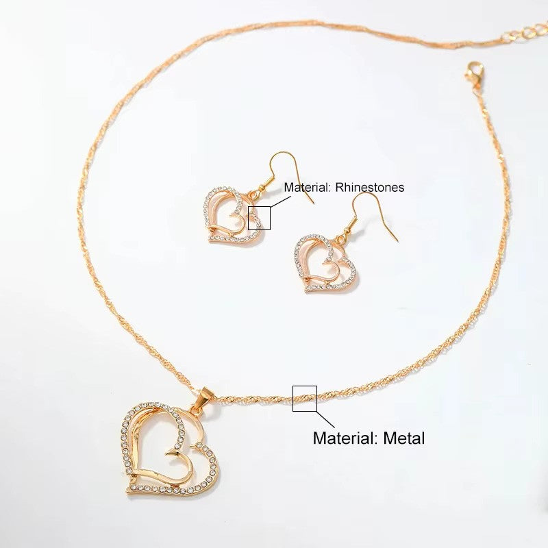 Set Of Earrings Pendant Necklace