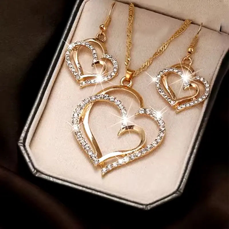 Set Of Earrings Pendant Necklace