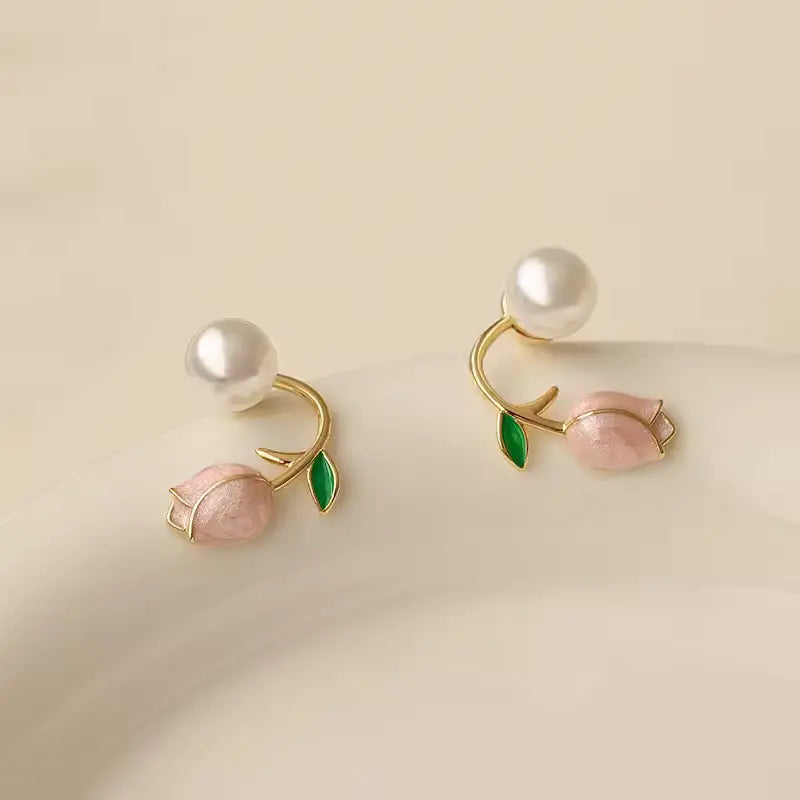 Light Luxury Imitation Pearl Earrings