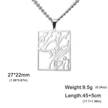 EUEAVAN Iranian Poem Necklace – Classic Persian Calligraphy Jewelry