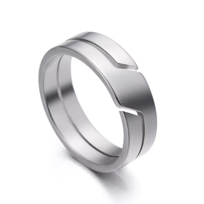 Skyrim Stainless Steel Ring – Minimalist Black Band for Men & Women