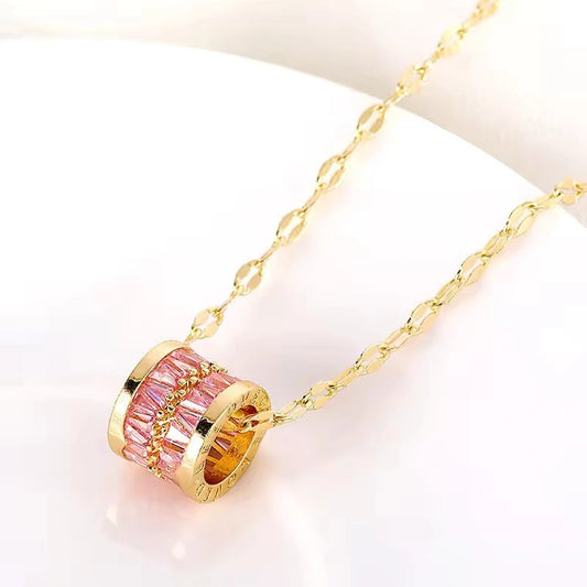 Luxury 3-Color Lucky Beads Pendant Necklace