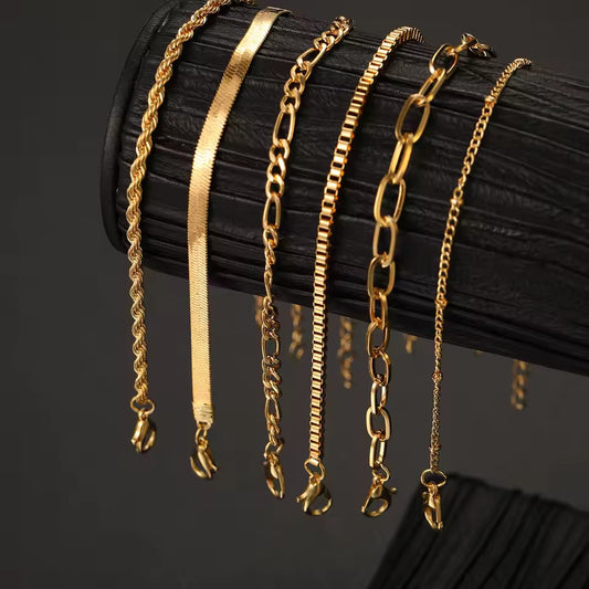 Elegant &amp; Chic: 6-Piece Stackable Bracelet Set!