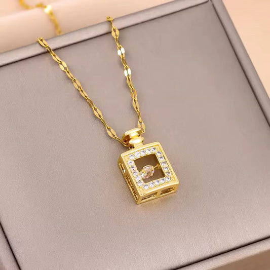 ZAKOL Classic Gold Stainless Steel Necklace